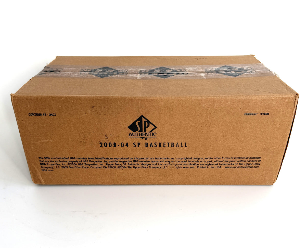 2003-04 Upper Deck SP Authentic Basketball Sealed Case