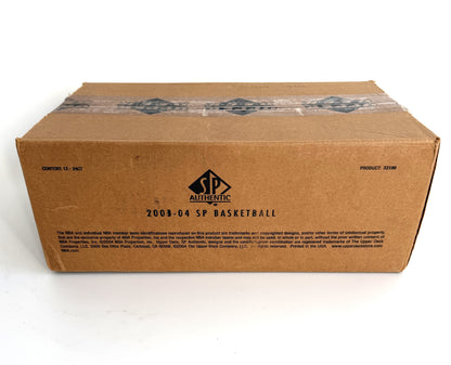 2003-04 Upper Deck SP Authentic Basketball Sealed Case