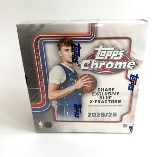 2025-26 Topps Chrome Basketball Mega Box, Brand New and Sealed
