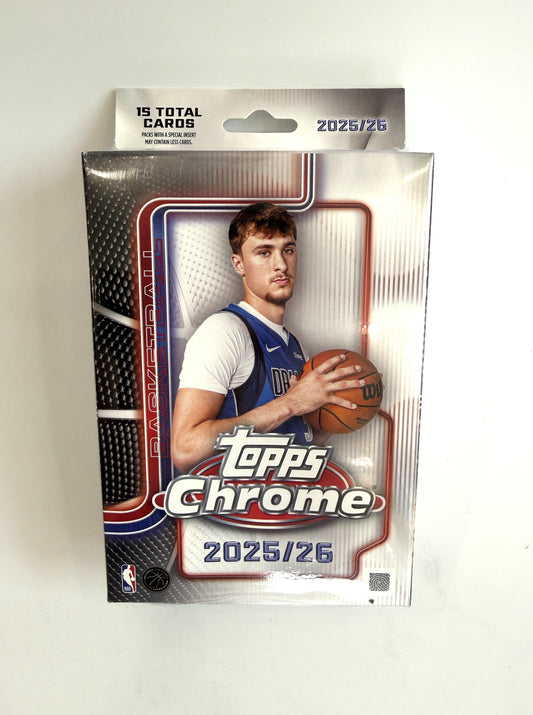 2025-26 Topps Chrome Basketball Hanger Box, Brand New and Sealed