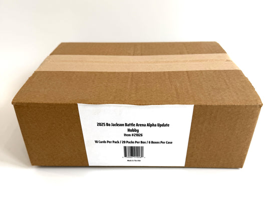 2025 Bo Jackson Battle Arena Alpha Update Hobby Case, New and Sealed